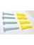 10MM Sarı Plastik Dübel + Vida 100ADET (13 Anahtar Başlı) 3