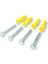 10MM Sarı Plastik Dübel + Vida 100ADET (13 Anahtar Başlı) 5