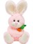 Sevimli Tavşan Peluş Organik Kumaş 15 cm 1