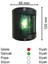 SL25 Tekne Silyon Feneri 225° Seyir Feneri 12-24V LED Sealux 95X120MM 2