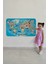 Eğitici Dünya Haritası Dünya Atlası Çocuk ve Bebek Odası Duvar Sticker 3788XL 3