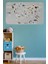Eğitici Dünya Haritası Dünya Atlası Çocuk ve Bebek Odası Duvar Sticker 3790XL 2