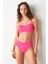 Ella Yüksek Bel V Kesim Bikini Tek Alt Pembe 239207 4
