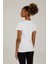 Basic V Yaka Bayan Beyaz T-Shirt W-CT126 1
