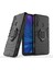 Xiaomi Mi 8lite Batman Serisi Yüzük Standlı Armor Kılıf - Siyah 1