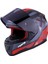 Rapıd Xtreet Mat Siyah-Kırmızı Kask 3