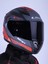 Rapıd Xtreet Mat Siyah-Kırmızı Kask 4