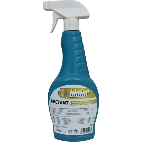 Biofer BİOFER750 ml Fectant Alkol Bazlı Yüzey Hijyen Ürünü Fiyatı