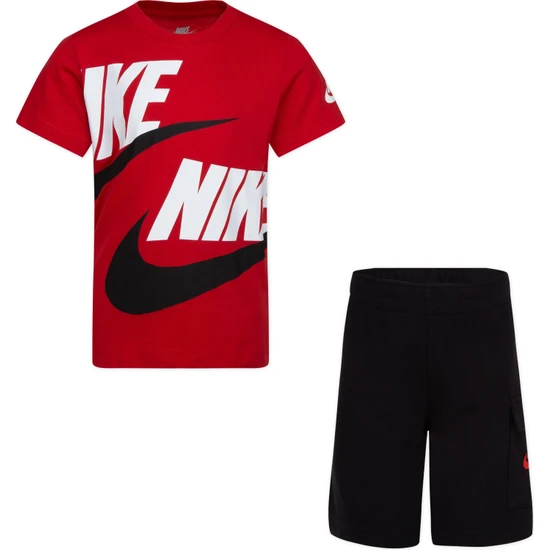 Nike B Nsw Hbr Cargo Çocuk Şort T-Shirt Set 86J213-023