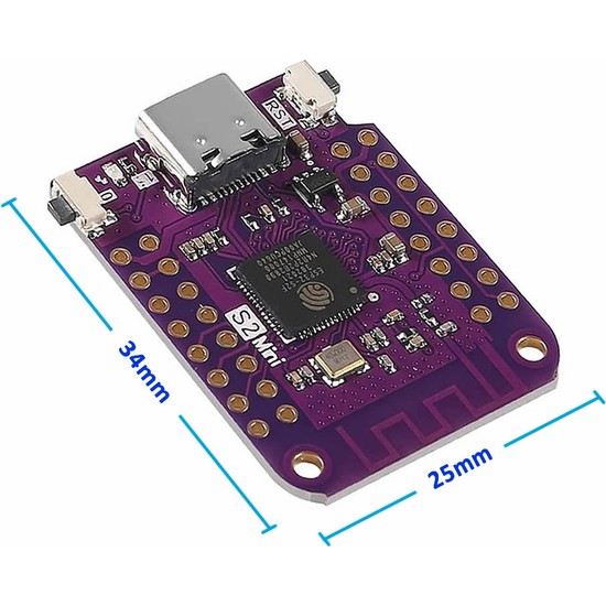 Alkatronik ESP32 S2 Mini Geliştirme Kartı Wifi Type-C 240MHZ Fiyatı