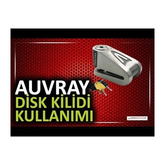 Auvray B-Lock 10 Çelik Alarmlı Disk Kilidi 10MM