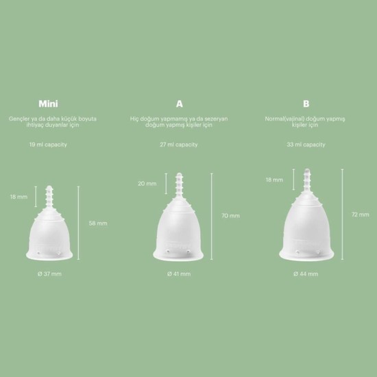 AllMatters (OrganiCup) Menstrual Cup Model B Regl Kabı - Fiyatı