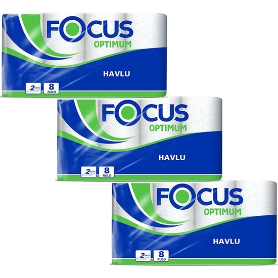 Focus Rulo Havlu 8*3 24'lü Paket