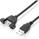 BK Teknoloji Panel Tipi Vidalı USB 2.0 Uzatma Kablosu-1 Metre