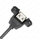 BK Teknoloji Panel Tipi Vidalı USB 2.0 Uzatma Kablosu-1 Metre