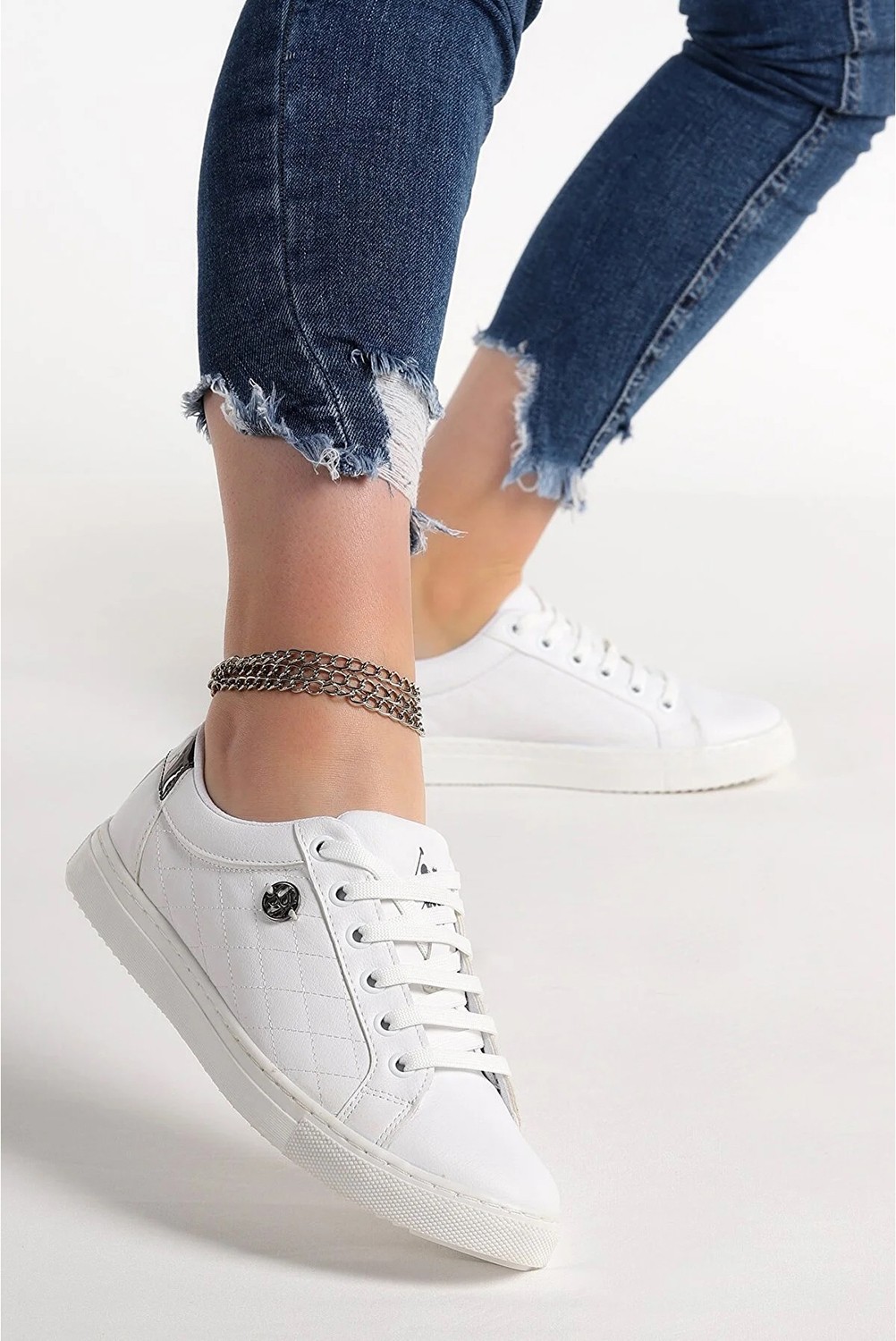 U.S. Polo Assn. Tiggy Cilt Rahat Taban Kadın Sneaker görsel 6
