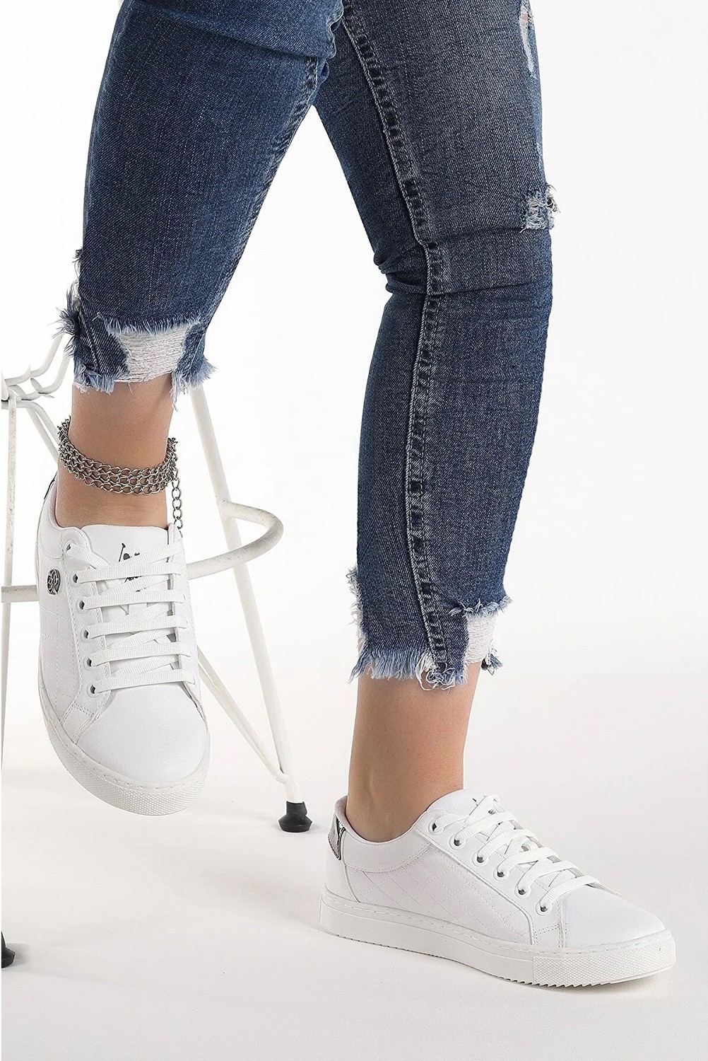 U.S. Polo Assn. Tiggy Cilt Rahat Taban Kadın Sneaker görsel 7