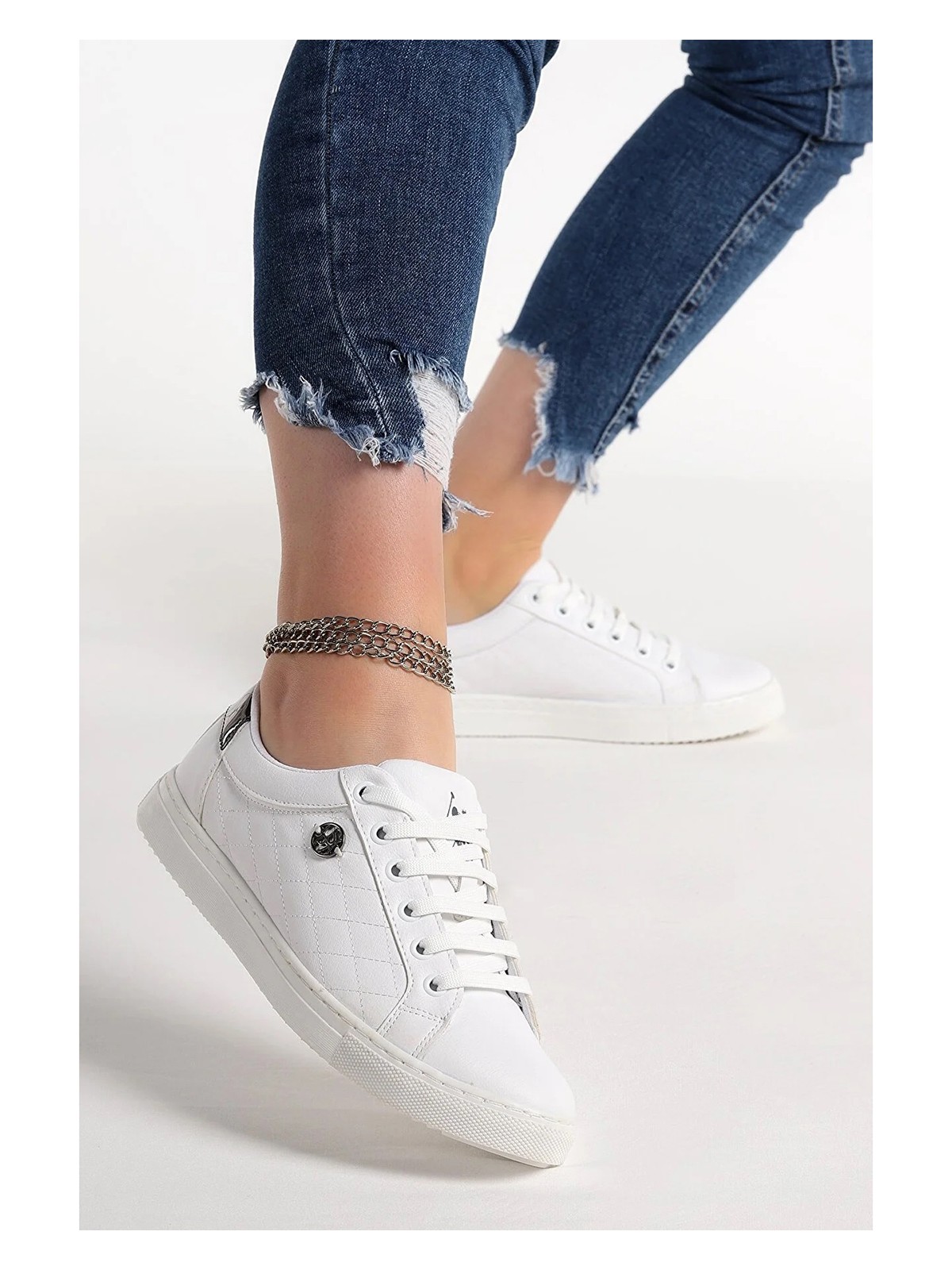 U.S. Polo Assn. Tiggy Cilt Rahat Taban Kadın Sneaker - Görsel 3