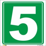 Vizyon Trafik 5 Rakam Piktogramı