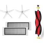 Roborock S5 Max Beyaz Robot Süpürge Yedek Parça Seti 5 Adet HEPA Filtre ve Yan Fırça