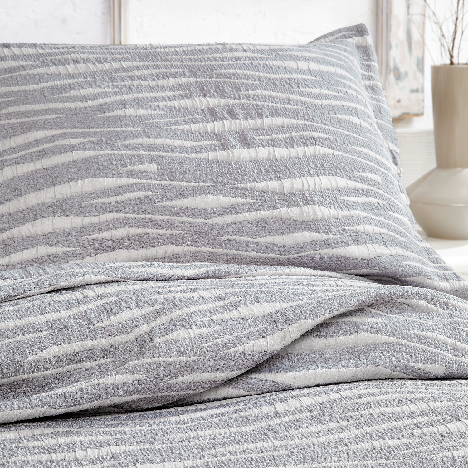 Yataş Bedding Joelle Çift Kişilik Yatak Örtüsü Seti Gri Fiyatı