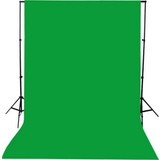 Chromakey Green Screen-Greenbox - Yeşil Fon Perde (3X3M) + Fon Standı