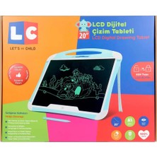 Let's Be Child Büyük Dijital Çizim Tableti 20 İnç 30958 Çocuklar İçin Çizim Tableti