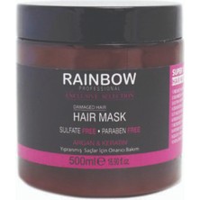 Rainbow Yıpranmış Saçlar İçin Argan & Keratin Üçlü Onarıcı Bakım Seti