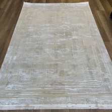 Ipek Halı Sihir 17306 Beyaz Krem Modern Salon Halısı