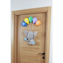 Renkli Hayallerim Ariya Isimli Filli Bebek ve Hastane Odası Kapı Süsü