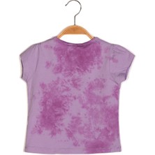 Zeyland Kız Çocuk Batik Desenli Kısa Kollu T-Shirt