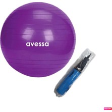 Avessa Bpt-55  55 cm Dura-Strong Yoga Pilates Topu Denge Egzersiz Topu + Pompa