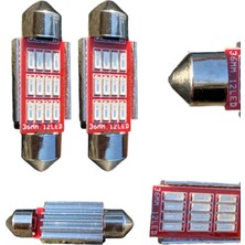 Ek Tuning Sofit 12 Led 36Mm Kırmızı
