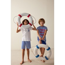 Penti Erkek Çocuk Yelken Desenli 2li Pijama Takımı