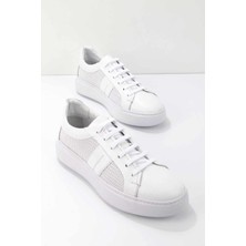 Bambi Beyaz Leather Erkek Sneaker E01901537903
