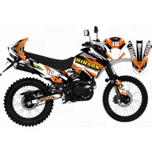 Kaly Mondial X-Treme Max 150 Hinson Design Turuncu Sticker Set