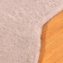 Tappeto Rex Tavşanı Dekoratif Çift Kafa Peluş Post Gri (Tüy Yüksekliği 22 Mm)