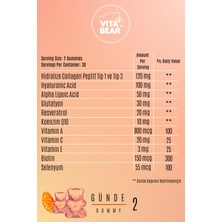 Vitabear Beautiful Bear Cilt Vitamini 60 Adet