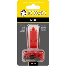 Fox 40 Mini Safety Düdük Kırmızı- Ipli 9803-0108