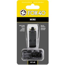 Fox 40 Mini Safety Düdük Siyah Ipli 9803-0008