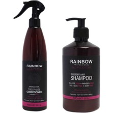 Rainbow Yıpranmış Saçlar İçin Argan & Keratin Ikili Onarıcı Bakım Sprey Seti