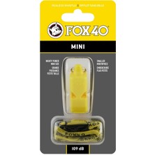 Fox 40 Mini Safety Düdük Sarı - Ipli 9803-0208