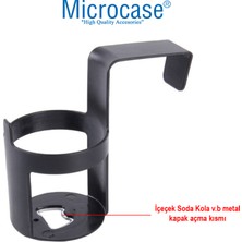 Microcase Araç Içi Bardak Tutucu Içecek Kapak Açıçılı Kapı Pencere Montajlı Tutucu - AL3486
