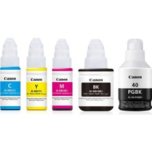 Canon IX6850 ve TS705 Için 5 Renk Orjinal Solmayan Mürekkep