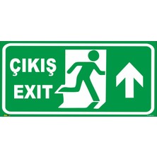Exıt Çıkış (Yukarı Yön) Levhası