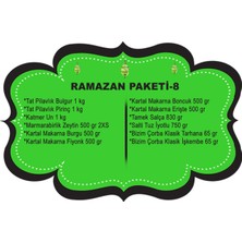 Ramazan Erzak Yardım Paketi Kolisi 12 Parça No:8