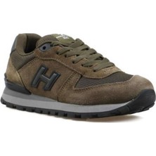 Hammer Jack Peru 102-19250 Erkek Haki Nubuk Deri Sneaker Ayakkabı