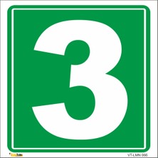3 Rakam Piktogramı