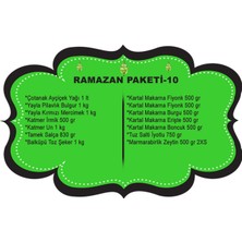 Ramazan Erzak Yardım Paketi Kolisi 14 Parça No:10