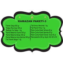 Ramazan Erzak Yardım Paketi Kolisi 14 Parça No:3